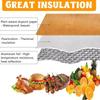 Foldable Barbecue Pouch Aluminum Foil Insulated Cooler Bag BBQ Resting Meat Blanket  Outdoor