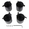 4PCS For New Model 3 Car Door Cup Holder  Fit Design ABS Drink Rack Interior Storage Accessories
