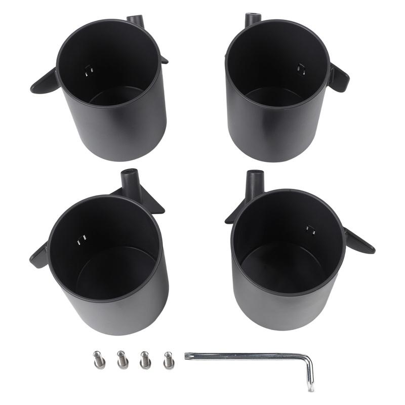 4PCS For New Model 3 Car Door Cup Holder Fit Design ABS Drink Rack Interior Storage Accessories