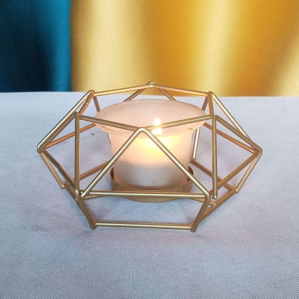 Romantic Candle Holder Rhombus Shape Incense Burner Gift Tealight Holder  Candlelight Dinner Props