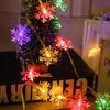 10/20/40 LED Snowflake Garland Fairy Lamp USB/ Battery-powered Waterproof Christmas Tree Decorations Christmas Gifts New Year Gi