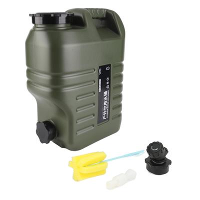 Contenitore Acqua 12L Cubo Porta Acqua Grande Capacità Tanica Acqua da Campeggio All'Aperto Con Rubinetto Per