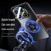 Xiaomi17 ProMax Magnetic Stand Heat-Dissipating Drop-Proof Phone Case