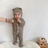 Influencer Baby Autumn Onesie Cute Bear Mink Velvet Romper