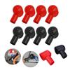 Battery Terminal Boots Insulating Covers Red/Black PVC Cable Lug Protector Cover Lug Caps Car Battery Cathode Positive Terminal