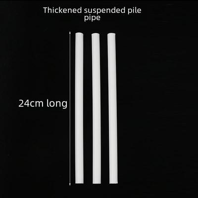 Handmade White Thick Cake Support Straw Rod