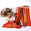 Xin Yuan 100% Mulberry Silk Crepe Satin Scarf