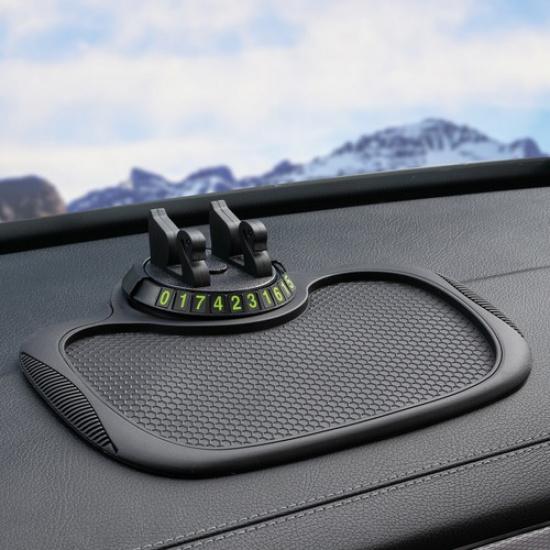 

Car Anti Slip Mat Sticky Pad Phone Holder Dashboard Parking Number Mount Key US
