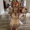 Women's European and American Cross-border New Women's Clothing Fashion Casual Printing Suspender Dress Long Dress Source Factory Hair