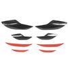 Bumper Fin Car Front Bumper Side Splitter Canards Lip Spoiler Deflector Replacement for