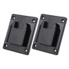2PCs Suitable for Milwaukee M18 18v  20V Power Tool Machine Wall Shelf Fixing Devices Jaune