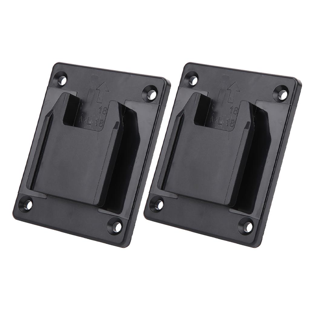 2PCs Suitable for Milwaukee M18 18v  20V Power Tool Machine Wall Shelf Fixing Devices Jaune