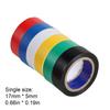 Upgrades 6 Rolls PVC Flame Retardant Waterproof Electrical Tape 5M High Elasticity Strong Adhesive for Homes Repairs