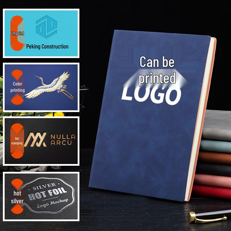 Luxury Sheepskin A5 Notebook: Thick, High-Value Skin-Feel Planner for Office Use