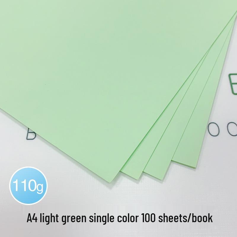 A4 120g Colored Paper for Printing and Craft, Thickened, 100 Sheets