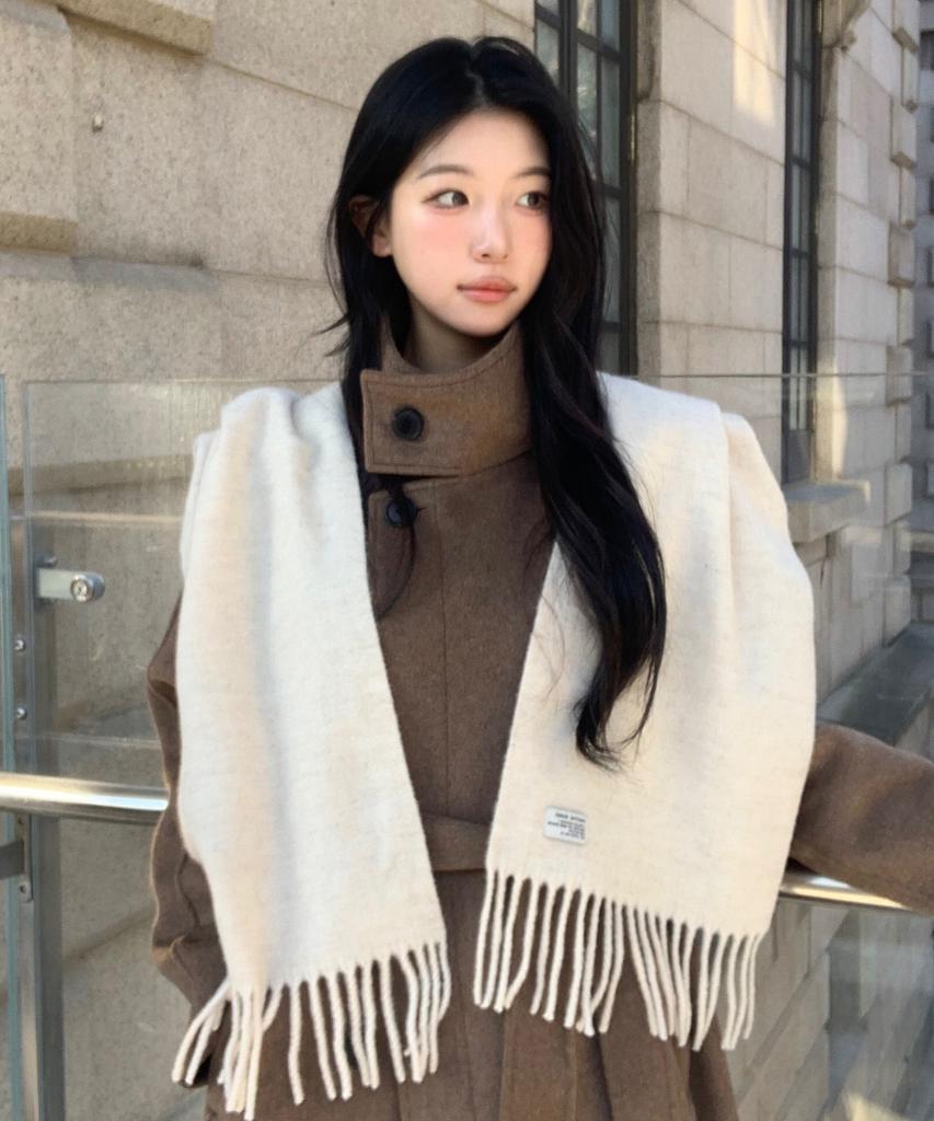 MIND BRIDGE WOMEN [On][W] Wool Blend Scarf - 5 Colors