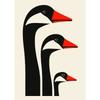 Cute Goose Wall Poster Canvas Printing Fashionable Aesthetics Natural Canvas Decoration Gifts Popular Room Home Villa Decoration