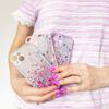 Design Case Etui Do Samsung Galaxy A12 5G Pokrowiec W Kwiaty Ciemnoniebieski