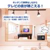 CICONIA Wireless TV with Wide FM Transmitter and Earphone Handheld Speaker Speaker, Black, CMT-2209, Radio, Built-in Receiver, Speaker,