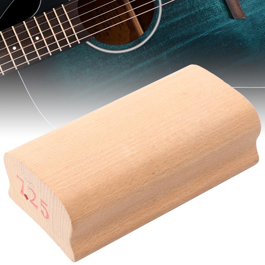 Guitar Fingerboard Radius Sanding Block Fret Leveling Tool with Abrasive Paper(7.25  )