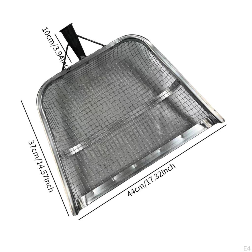 Landwirtschaftliches Sieb aus Metallgitter, Werkzeug mit Schraubanschluss, vielseitig,