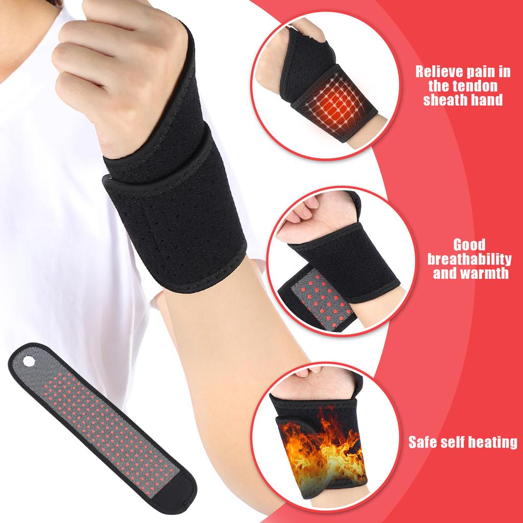 Wrist Support Self-heating Wrist Brace Pain Relief Hand Band Sports Wristband