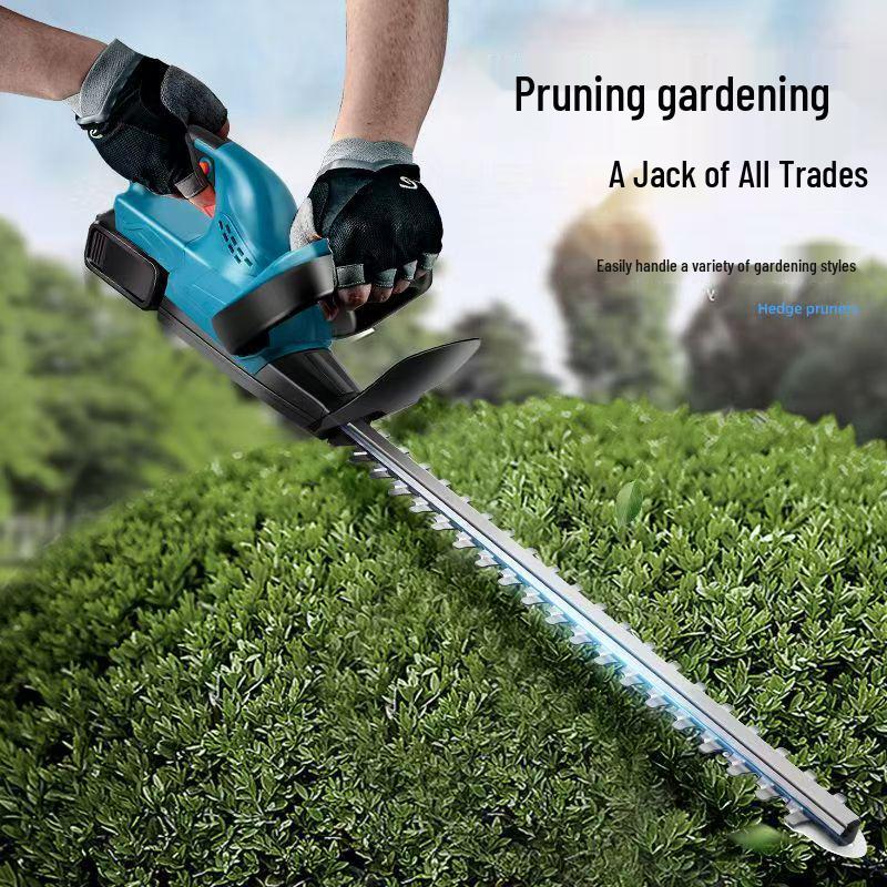 Multi-Function Lithium Electric Hedge Trimmer for Garden and Tea Pruning