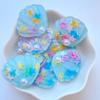 10Pcs New Cute 25*28mm Pearl Shell Flat Back Resin Cabochons Scrapbooking DIY Jewelry Craft Decoration Accessorie