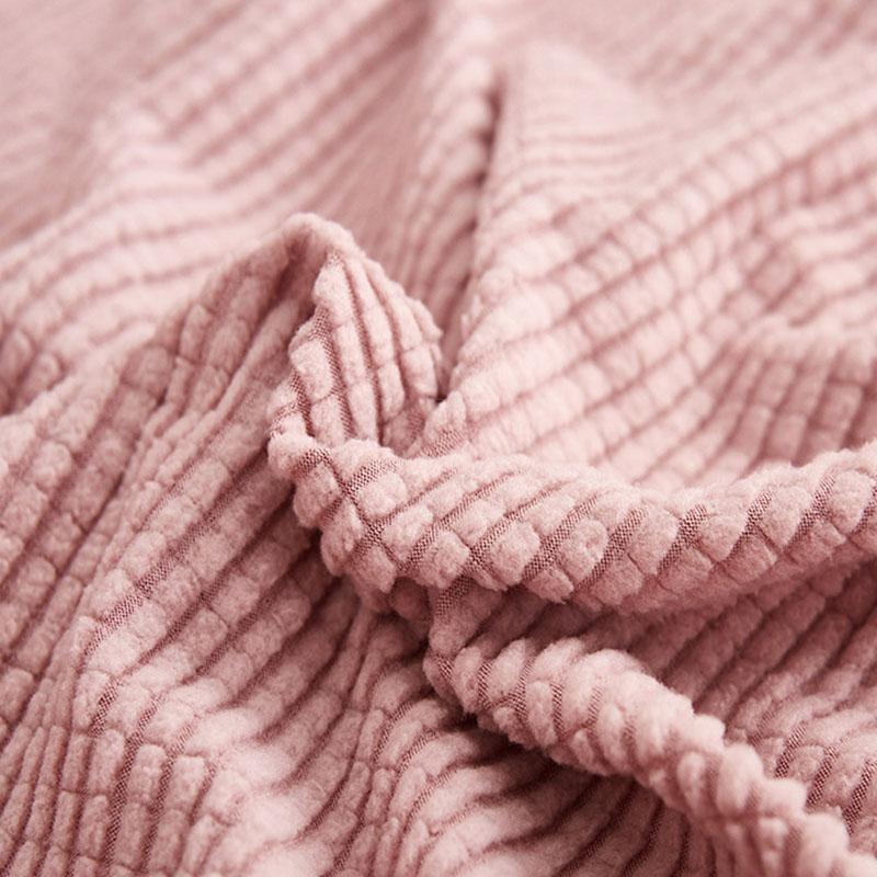 Thick Corn Velvet Solid Sofa Cover Anti Slip Elastic Sofa Protector For Living Room Stretch Anti-Wear Dust Cover For All Seasons