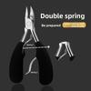 Large-sized Eagle-Beak Nail Clippers with Slanted Nose for Home Use