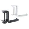 Foldable Headset Rest with Adjustable Clamp Under Desk Earphone Stand Clamp-On Headphone Holder for Gaming PC Accessories