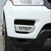 ABS Silver Front Fog Light Cover Lamp Frame Trim For LR Range Rover Sport 14-17