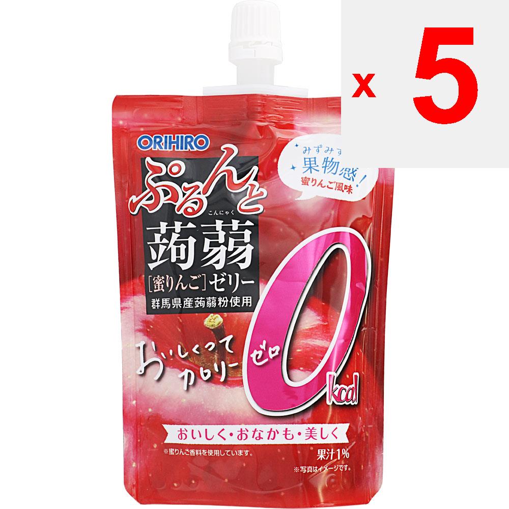 Orihiro Prandu Purunto Konnyaku Jelly Plunto Konnyaku Serie Standing Calorie Zero - Honey Apple 130g Other (check Locks, Tongue Cleaners, Etc.) Jellie