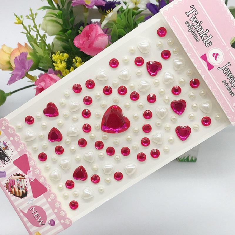New Stickers On The Face Rhinestone Makeup Bright Face Art Sticker Children's Temporary Tattoo Rhinestone for Strasse Makeup