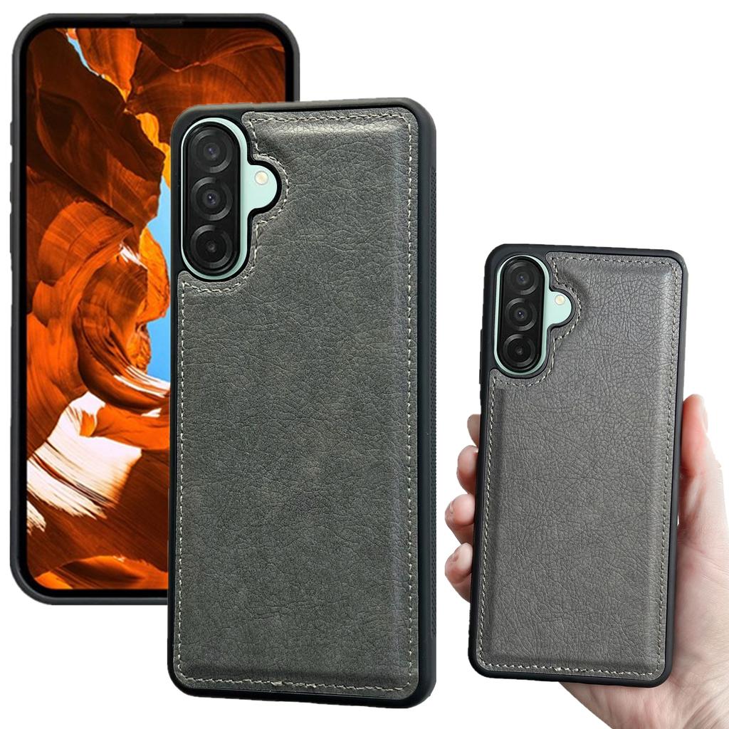 For Samsung Galaxy A36 5G Case Calf Texture PU Leather Anti Fingerprint Back Phone Cover