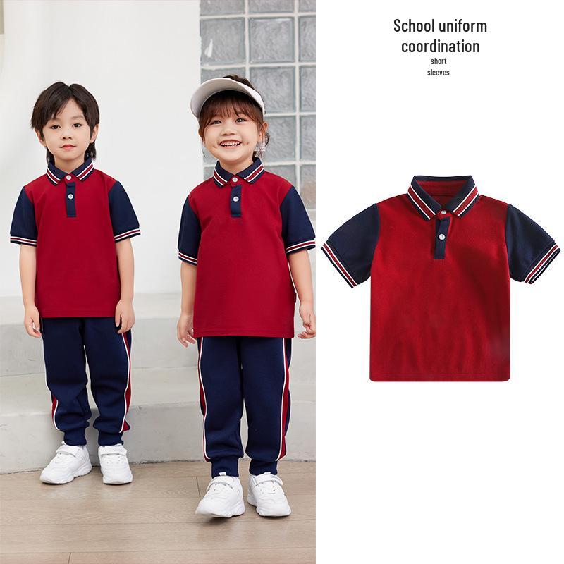 Kids  Summer School Uniform Set - Primary  Kindergarten Graduation Outfit Size 110