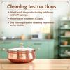 Hammered Copper Handi Casserole with Glass Lid, 1400 ML