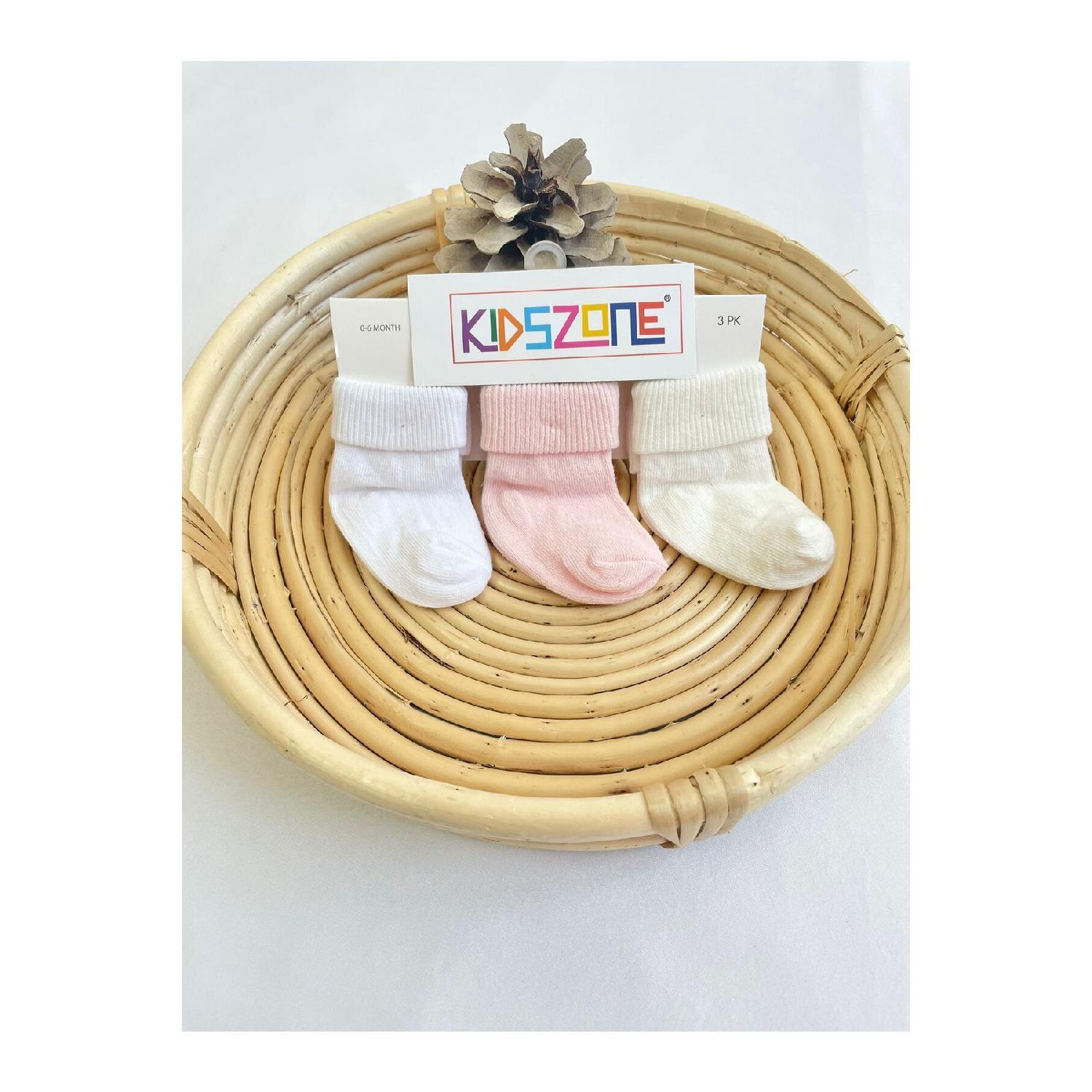 

Newborn Baby Socks 3 Pack 100% Cotton Newborn Baby Socks Yeni Doğan