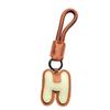 PU Leather 26 Letter Keychain Sweet Lucky Letter Pendant Fashion Alphabet Key Holder  Friend
