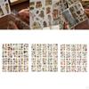 20 Pieces Planner Stickers Decals Decorative Retro Design DIY Diary Scrapbooking