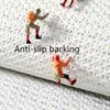 Inyahome Cute Rabbit Flower Shaped Bathmats Extra Soft Absorbent Bath Rug Non-Slip Comfortable Bath Mat Carpet for Tub Shower