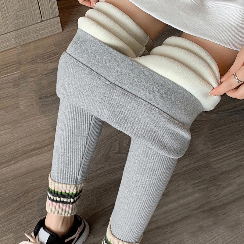 Mädchen Leggings Mit Fleece-Futter - Warme Stretch Hose Für Winter Größe 5-15 Jahre