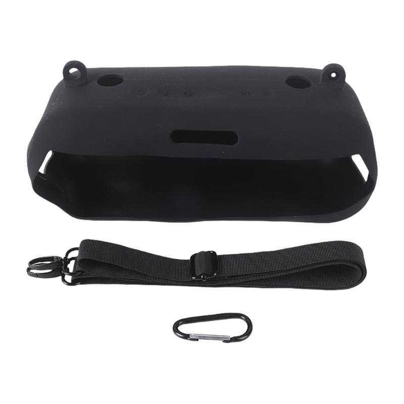 Portable Silicone Cover with Carrying Straps Protective Skin for Speakers, Water Resistant Case