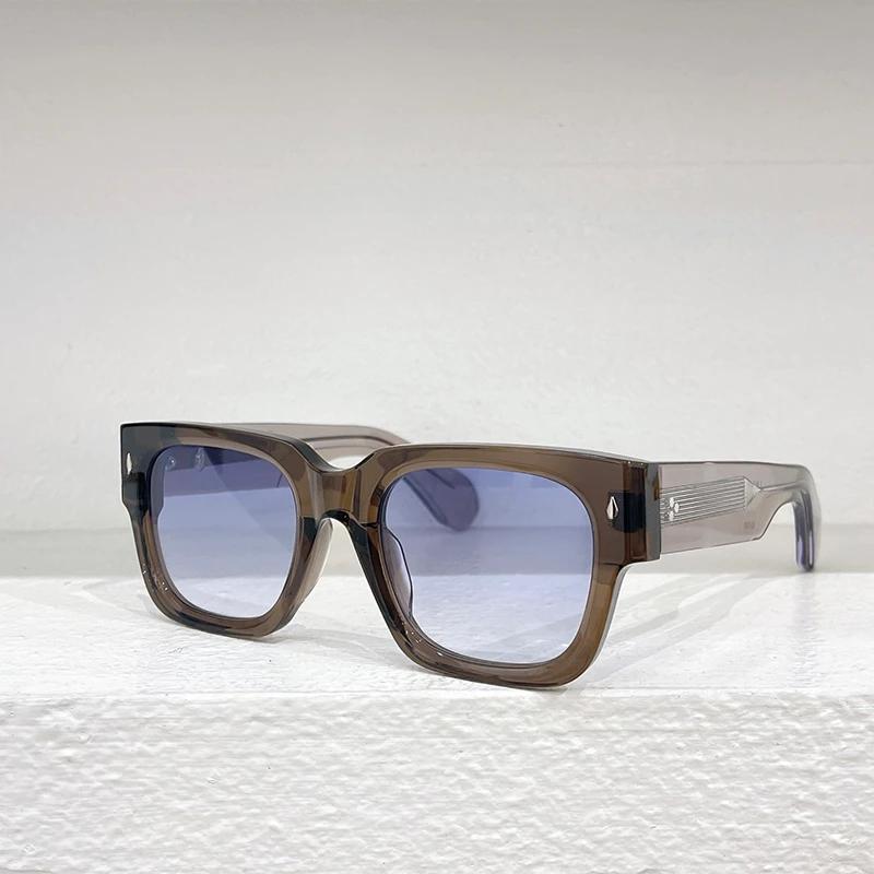 Sonnenbrille Hochwertige Vintage Dicke Acetat Quadratische Brillen Japanische Handarbeit Rahmen Für Männer Frauen Designer Brillen ENZO