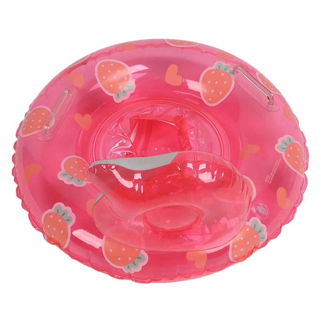 Baby Swimming Float PVC Inflatable Swimming Ring Handles Infant Seat Swimming Boat for Kids 3 to 10 Years Old