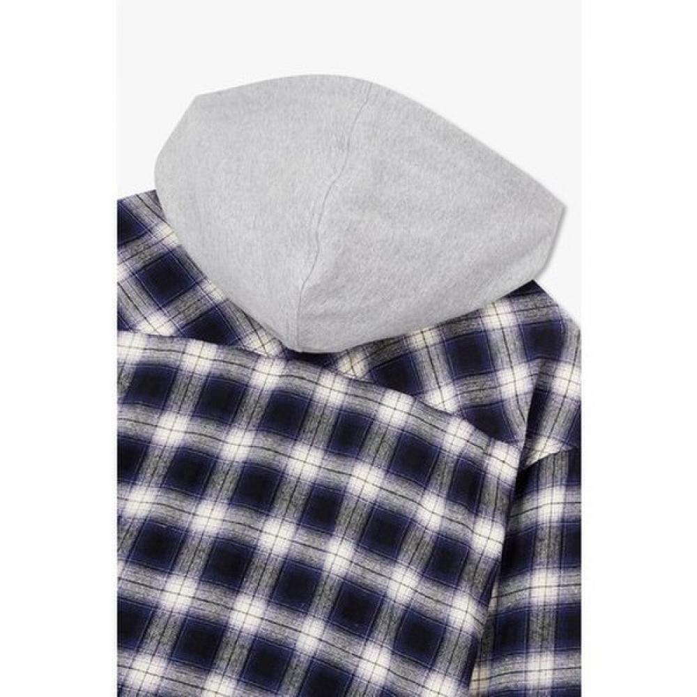 Studio Tomboy Hooded Check Shirt 9175421981arr