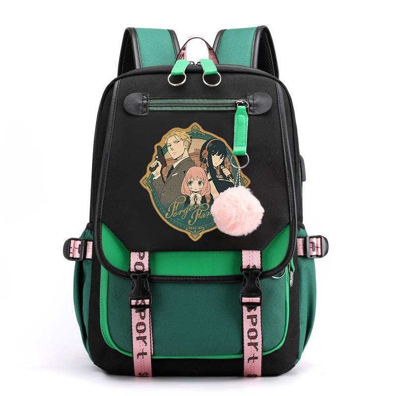 RiMan SPY x FAMILY Spy Play House Backpack Junior High School Student Personality Trend College Style School Bag
