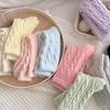 Yousheng Fuzzy Winter Crew Socks Women Fluffy Warm Thick Socks Breathable Winter Sleep Socks for Indoor Lounging Outdoor Wear