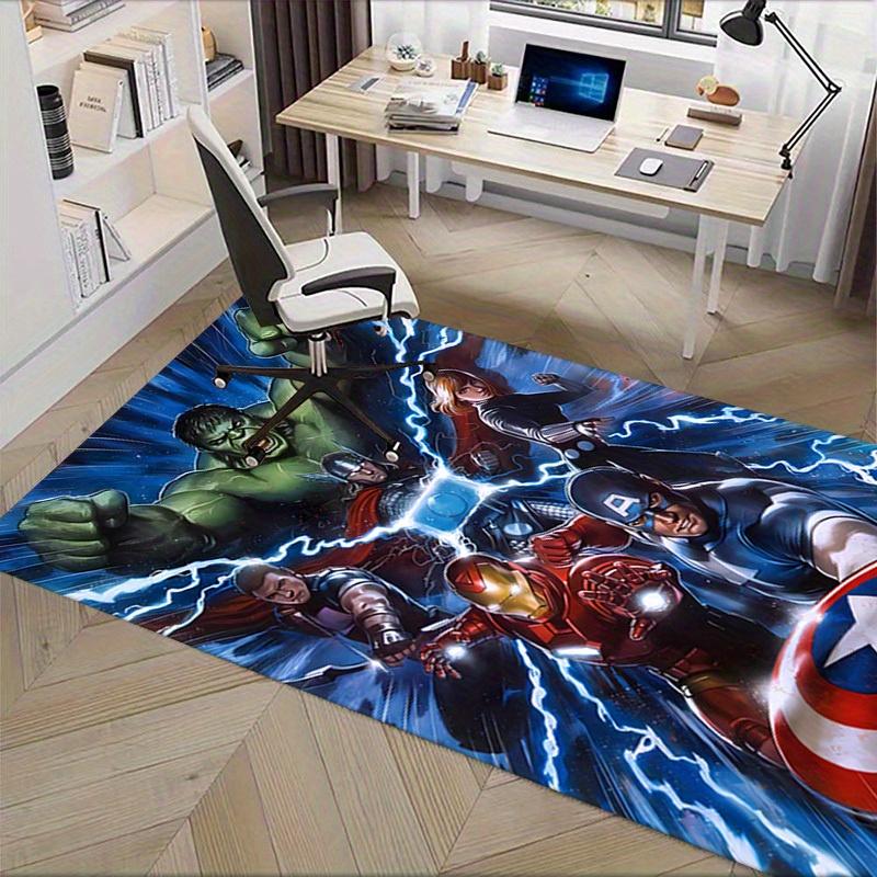 Hulk,Avengers,Captain America Office Carpet Soft Polyester Entrance Carpet Washable Non-slip Machine Washable Indoor Carpet Living Room Bedr
