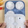 Soccer Ball Ice Cube Tray, World Mug Shape Silicone Mold for Freezer & Oven, Easy Release Non-Stick BPA-Free Chocolate Jelly Candy Mold
